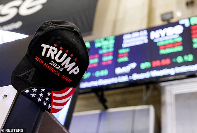 The stock market soared following the news that Trump had won a second term in office