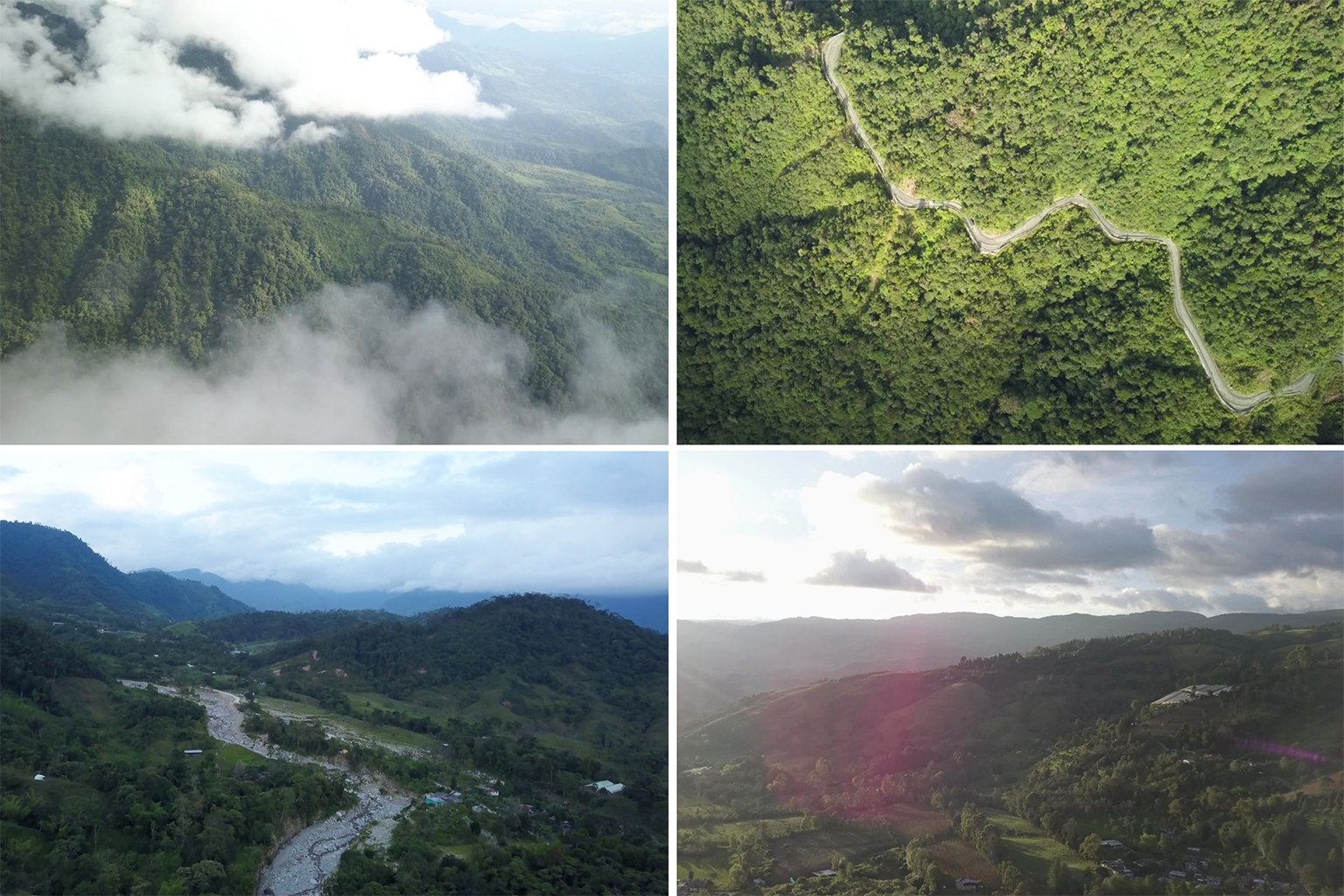 Amazon jungle meets the Andes.